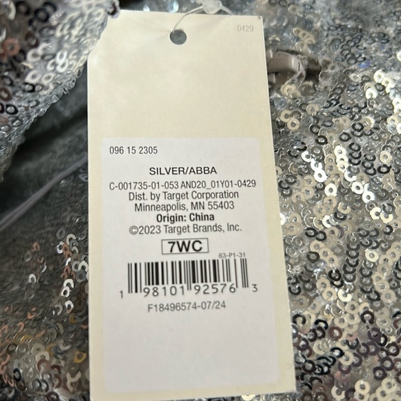 A New Day ABBA Silver Sequin Foldover Boots Size 7 WC (wide calf) NWT - Picture 9 of 9